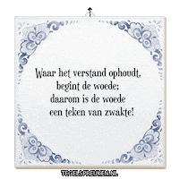 Ontspanning Troost Sticker by Tegelspreuken.nl