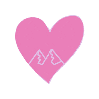 Heart Mountain Sticker