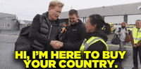 Conangreenland Im Here To Buy Your Country GIF by Team Coco