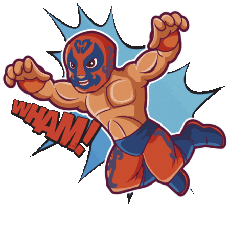 Lucha Libre Wwe Sticker by Guerrero Maya