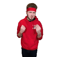 Alsenic what wtf what the f red bandana Sticker