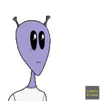 I Love You Kiss Sticker by Lonely Aliens