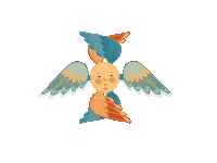 ancientfaithkids kids flying angel church Sticker