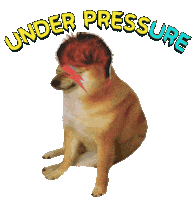David Bowie Underpressure Sticker by Revicheems