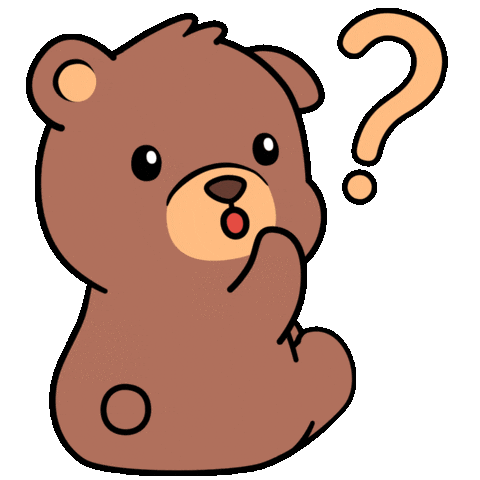 Question Mark What Sticker by BEARISH