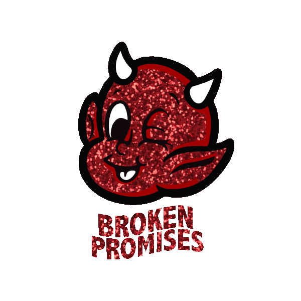 glitter grunge Sticker by Broken Promises