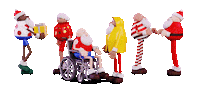 Santa Claus Christmas Sticker by Brooke Haus
