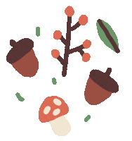 Fall Autumn Sticker by Sara Maese