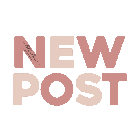 Pink New Post Sticker