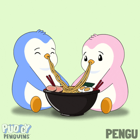 Hungry Bon Appetit GIF by Pudgy Penguins
