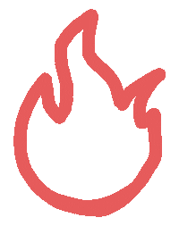 Fire Flame Sticker