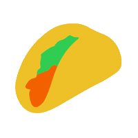 Taco Sticker by Fatta!