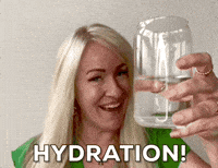 Drink Water Drinking GIF by Vikki Downey