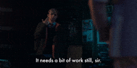 It Needs A Bit Of Work Still, Sir