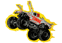 Monster Jam Zombie Sticker by RaveGrowl