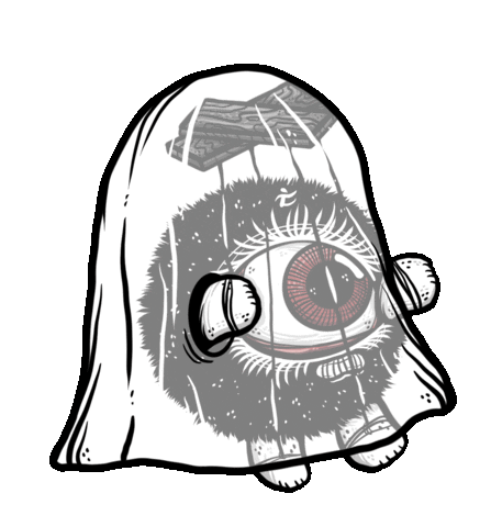 hollowist giphyupload horror ghost death Sticker