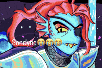 Son Undyne Undertale GIF