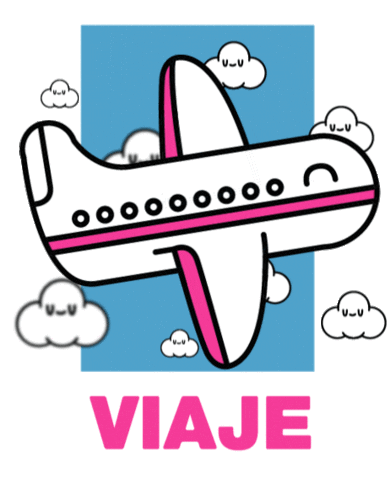 Flying De Viaje Sticker