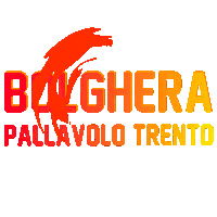 pallavolotrentobolghera orange volley pallavolo trentino Sticker