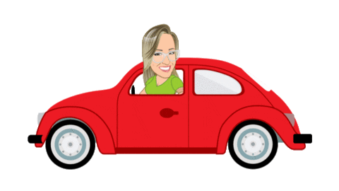 Red Car Fuca Sticker by Digital Muniz