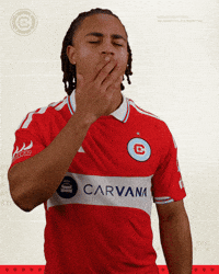 Tired Chicago Fire GIF by Chicago Fire Football Club