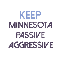 Text Minnesota Sticker by Amanda Black