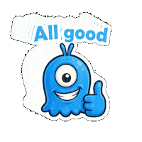 Relaxed Good Vibes Sticker by Momo & Tulus