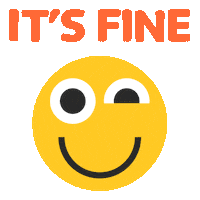 Im Fine How Are You Sticker by Animanias