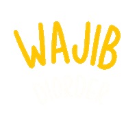 Wajibdiorder Sticker by M.E Social Management