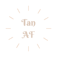 TidelanderTans glow glowing tan tanning Sticker