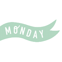 Monday Flag Sticker by Karole Kessler