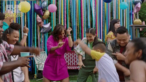 Party Dancing GIF by Run The Burbs