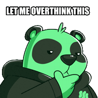 Thinking Sticker by SuperVerse