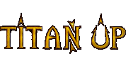 Titan Up Black Art Sticker by Demetre