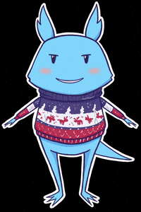 morikwendi winter xmas december sweater GIF