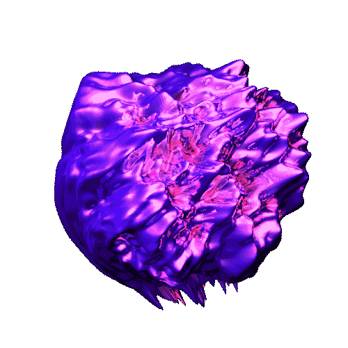 3D Blob Sticker by Vince Mckelvie