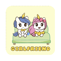 My Girl Boo Sticker by Brave Unicorn