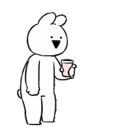 Pink Shock Sticker by すこぶる動くウサギ