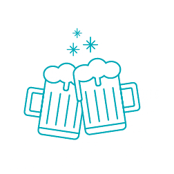 VisitHamiltonCo giphyupload celebrate beer cheers GIF