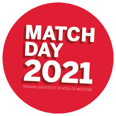 IUSchoolofMedicine giphyupload medschool matchday2021 iusm Sticker