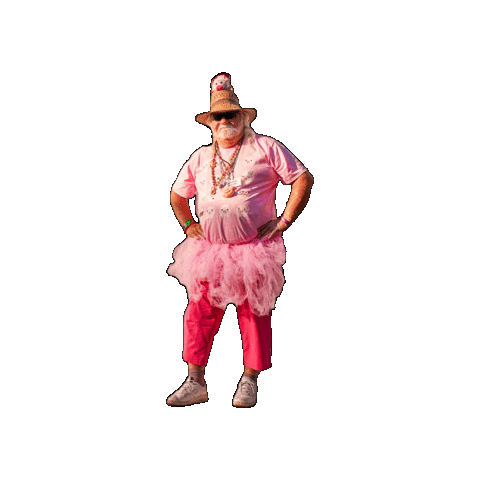 Pink Man Sticker by Lillie's Q