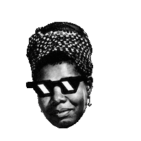 Inspire Maya Angelou Sticker