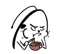 Angry Eating Sticker