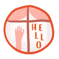 Hand Hello Sticker