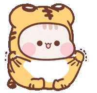 Happy Tiger Sticker by SweetHouse