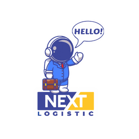 nextmedia giphygifmaker hello astronaut next Sticker