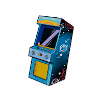 thehexlabs game arcade video game play Sticker