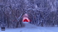 'Magical' Sunrise Ushers in New Year in Rural Minnesota