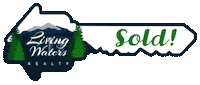 LivingWatersByExpRealty real estate realtor sold key Sticker