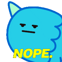 Dino No Sticker by DINOSALLY